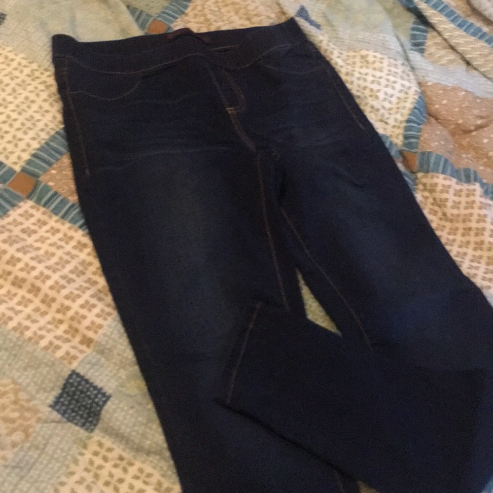 Stretch pants soft jean materiel
